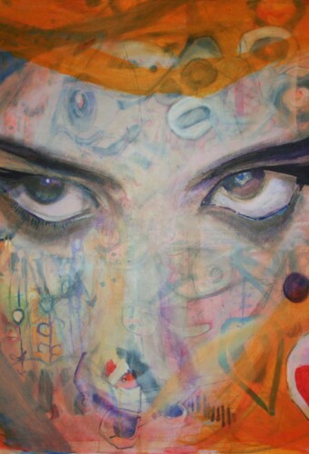 Miss Yellow - 3ft x 3ft - SOLD