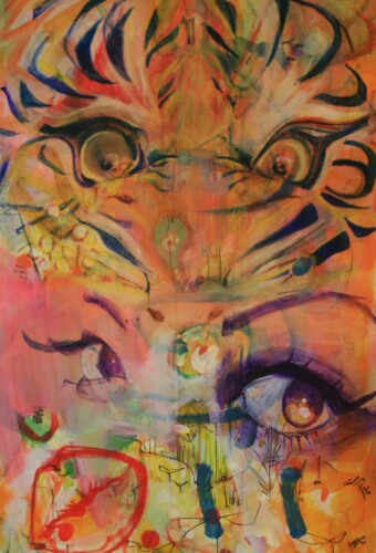 Pucker - 1ft 7inch x 2ft 8inch - SOLD