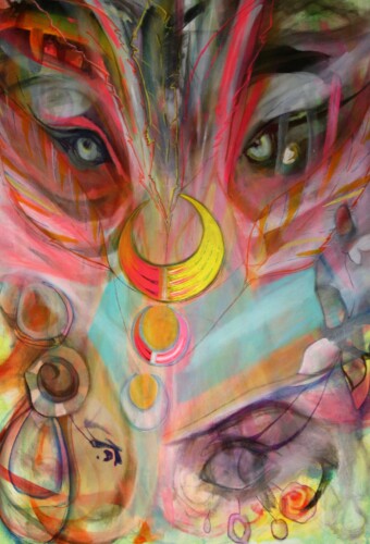 Wolfchild - 3ft x 2ft - FOR SALE - £995