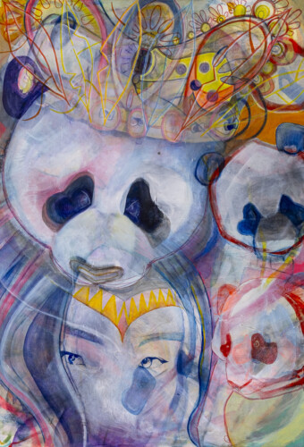 Panda Queen - 4ft x 3ft - FOR SALE - £1,395